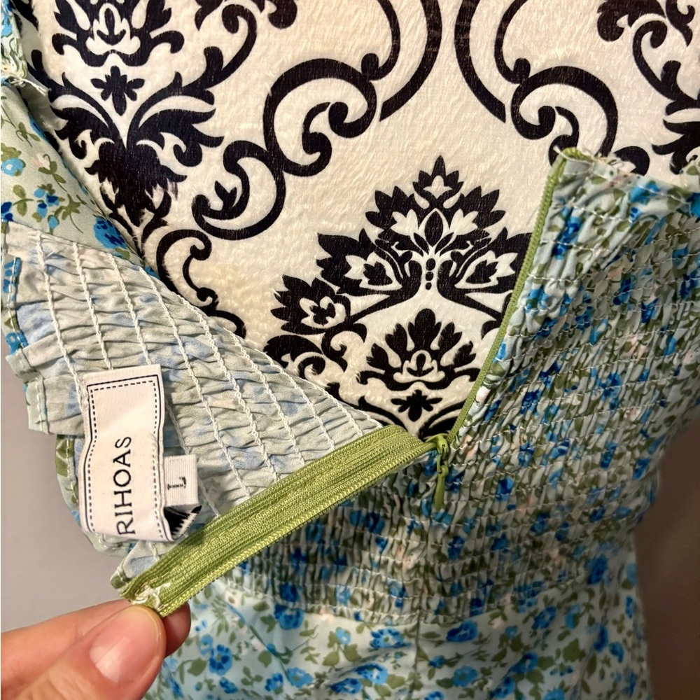 RIHOAS The Ruffle Edge Floral Mini Dress - Picture 6 of 8